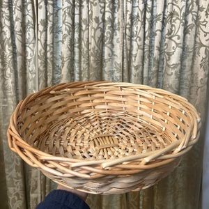Basket round circle basket cute wooden light basket